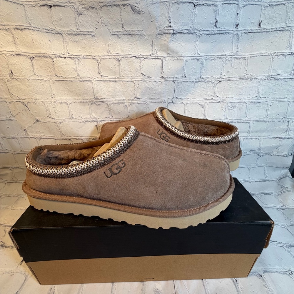 UGG Brown Suede Slip-On Shoes